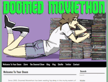 Tablet Screenshot of doomedmoviethon.com